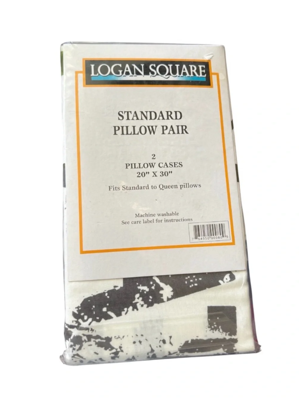 NWT Logan Square 2 High Quality Pillow Cases Fit Standard to Queen 20” x 30”.